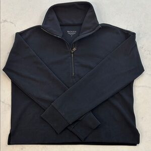 Athleta seasoft quarter zip S black
